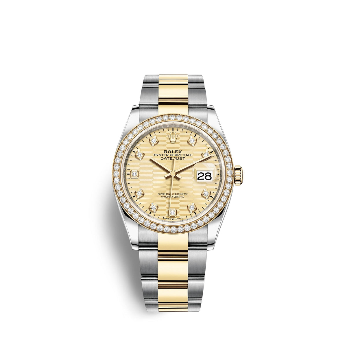 Datejust 36mm, Oystersteel and 18k Yellow Gold, Ref# 126283rbr-0032