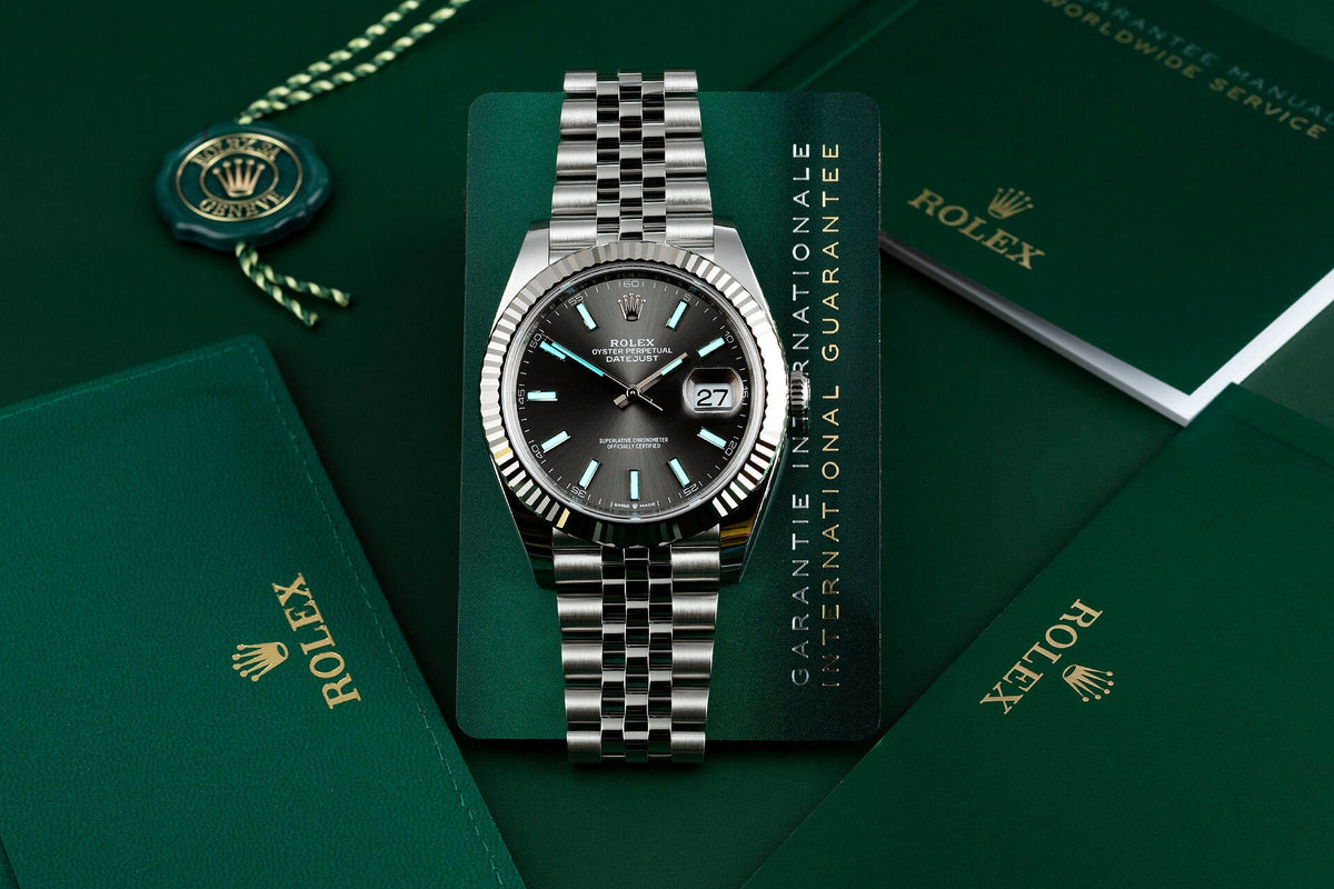 DATEJUST 41 Oyster, 41 mm, Oystersteel and white gold, M126334-0018