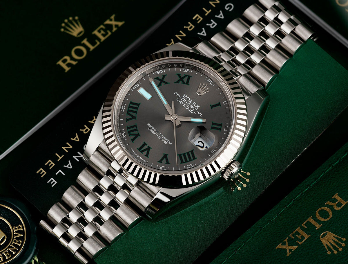 DateJust 41 Oyster, 41 mm, Oystersteel M126334-0022