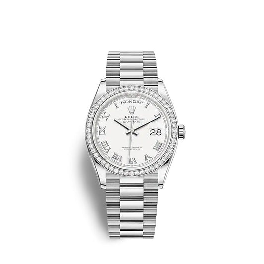Day-Date 36 White gold Ref# 128349RBR-0025