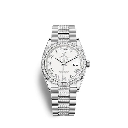 Day-Date 36 White gold Ref# 128349RBR-0026