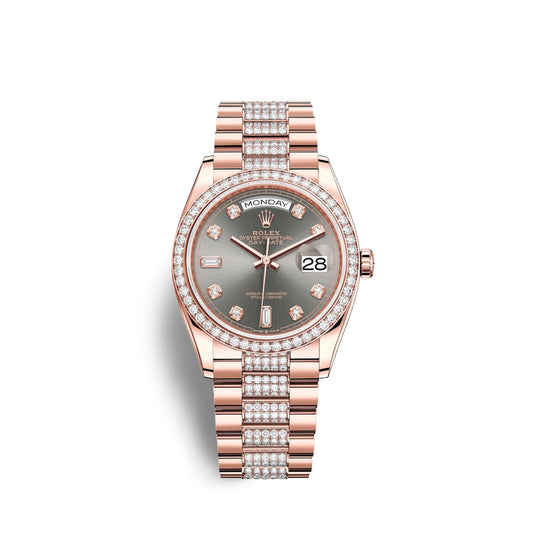 Day-Date, 36mm, 18k Everose Gold, Ref# 128345rbr-0053