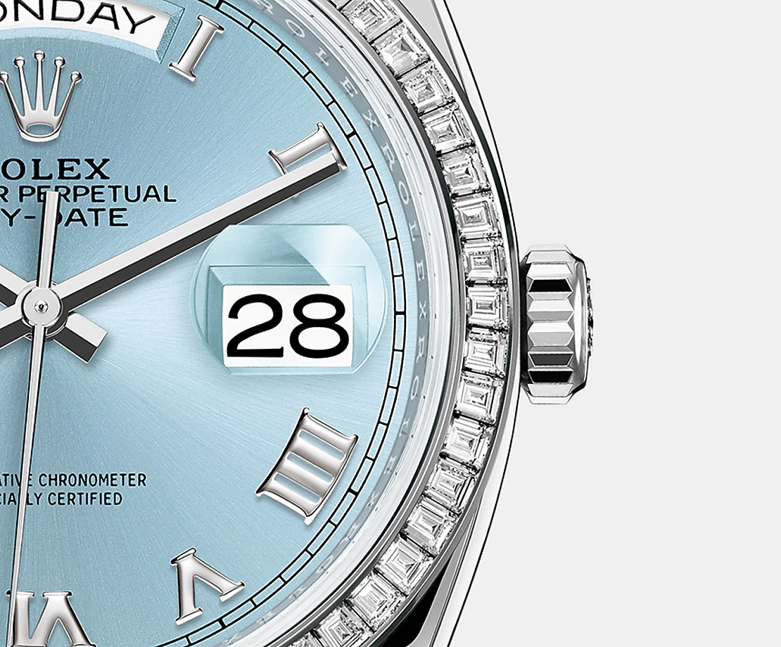 Day-Date, 36mm, Platinum and Diamonds, Ref# 128396tbr-0002