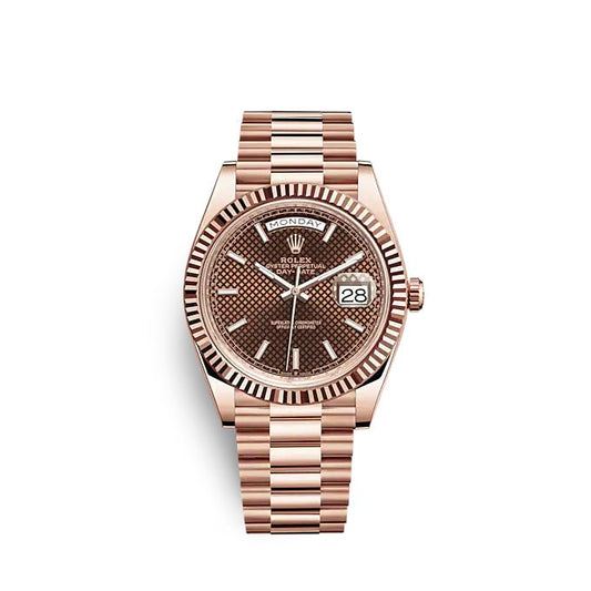 Day-Date 40 Everose gold Ref# 228235-0006