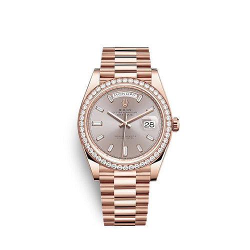 Day-Date 40 Everose gold Ref# 228345RBR-0007