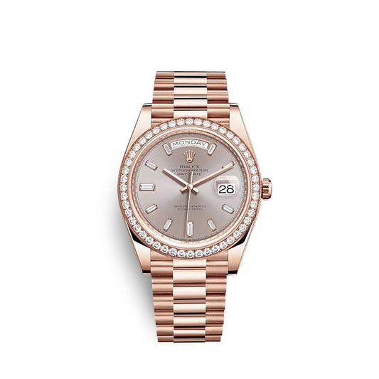 Day-Date 40 Everose gold Ref# 228345RBR-0007