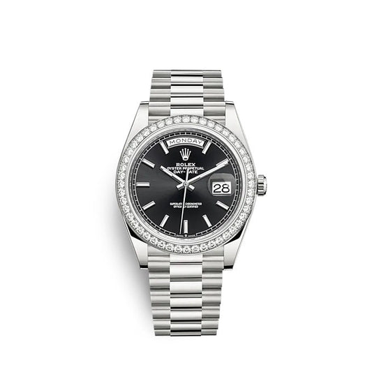 Day-Date 40 White gold Ref# 228349RBR-0002