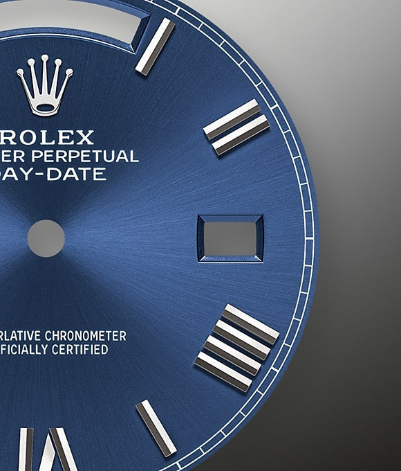 Day-Date 40 White gold Ref# 228349RBR-0005
