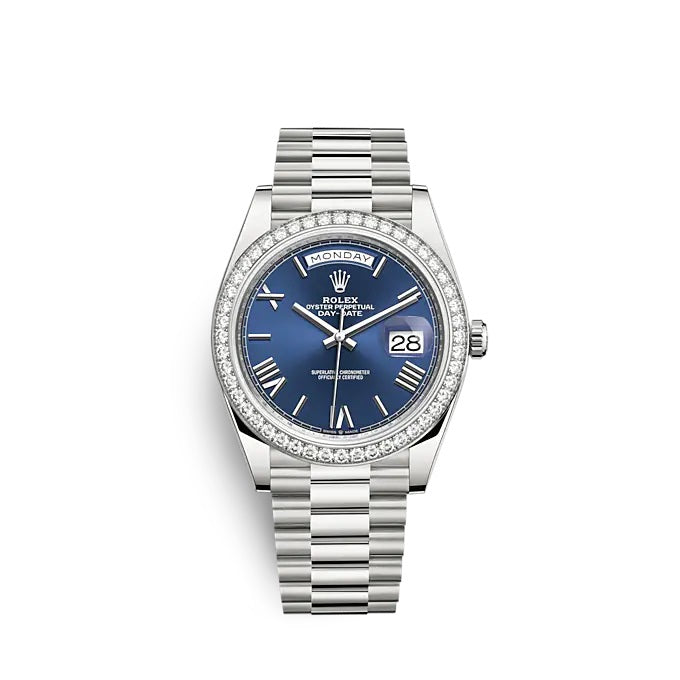 Day-Date 40 White gold Ref# 228349RBR-0005