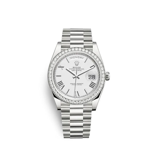 Day-Date 40 White gold Ref# 228349RBR-0039