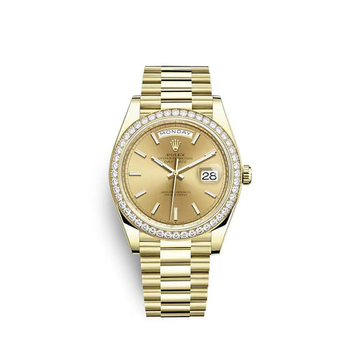 Day-Date 40 Yellow gold Ref# 228348RBR-0008