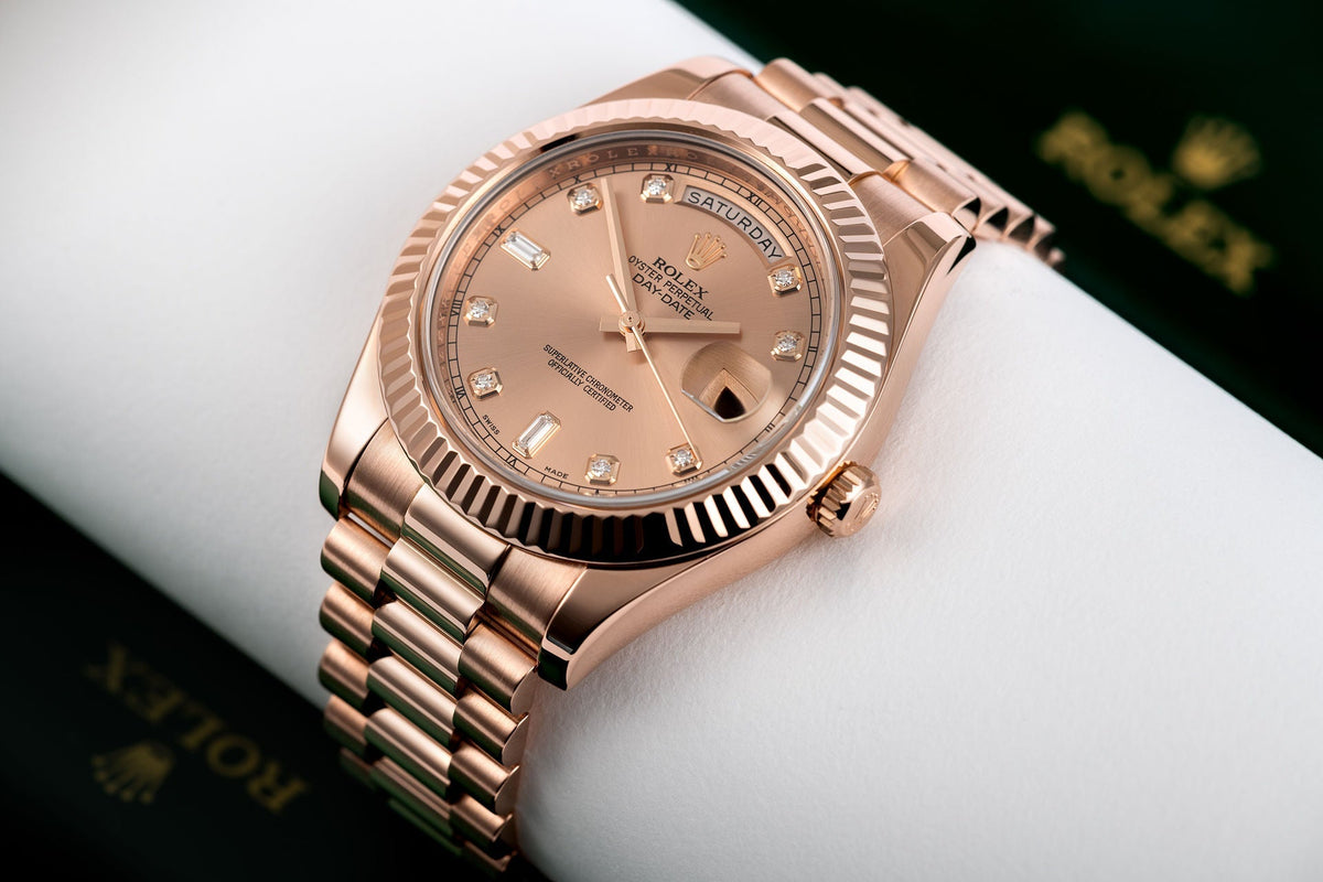 Day-Date M128235-0009 Oyster, 36 mm, Everose gold