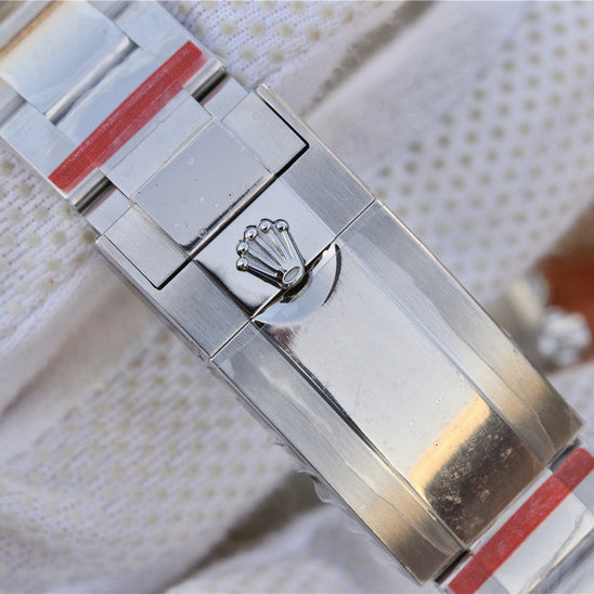 Daytona Rainbow Diamond Silver Stainless Steel 40 mm, diamond