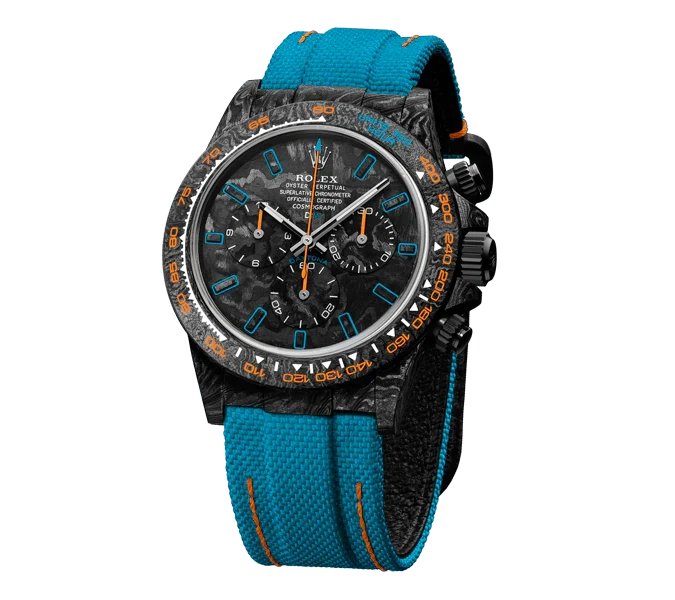 Diw Daytona carbon all carbon tropical 40mm oyster black