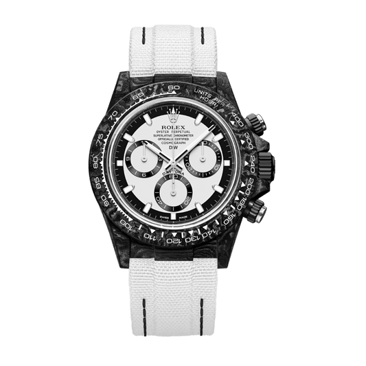 Diw Daytona carbon cream v2 40mm oyster black