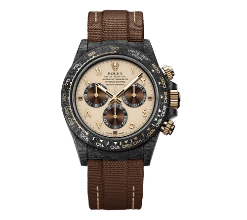 Diw Daytona carbon desert eagle arabic 40mm oyster black