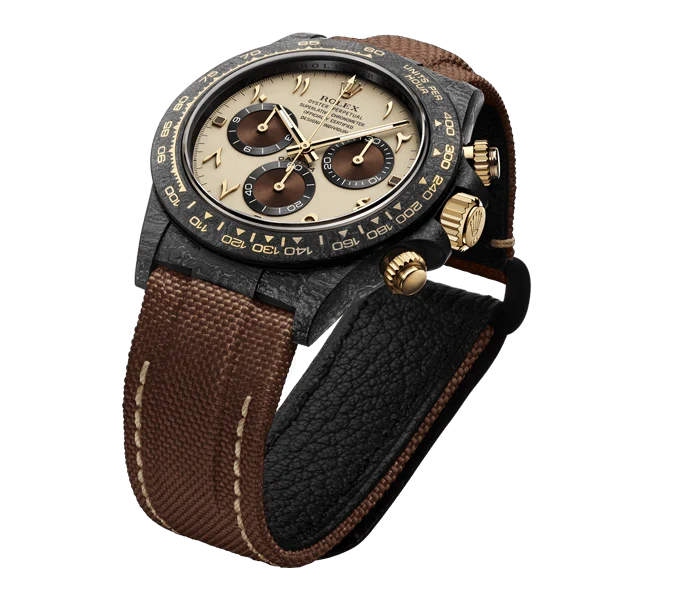 Diw Daytona carbon desert eagle arabic 40mm oyster black