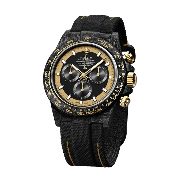 Diw Daytona cream invert gold 40mm oyster black