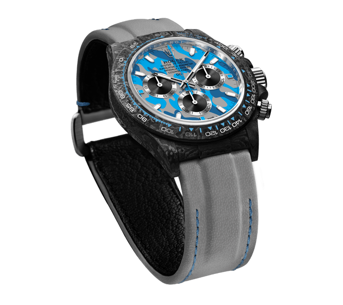 Diw Daytona military blue 40mm oyster black