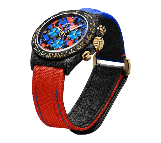 Diw Daytona military red 40mm oyster black