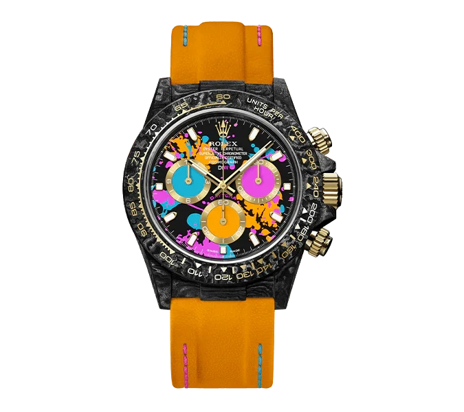 Diw Daytona Motley Orange motley orange 40mm oyster black 116503MTO01