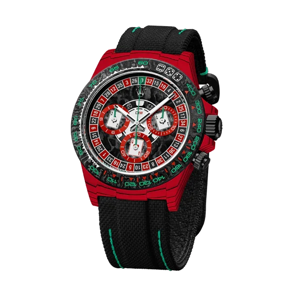 Diw Daytona quartz fiber lucky player 3 (casino v.3) 40mm red quartz