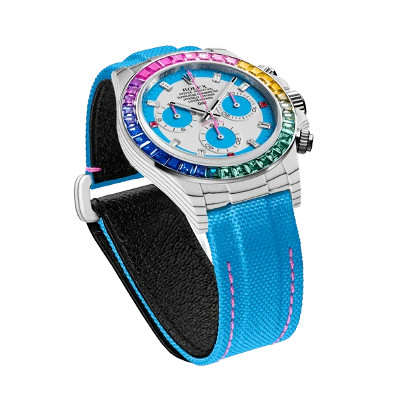 Diw Daytona quartz fiber rainbow s 40mm carbon