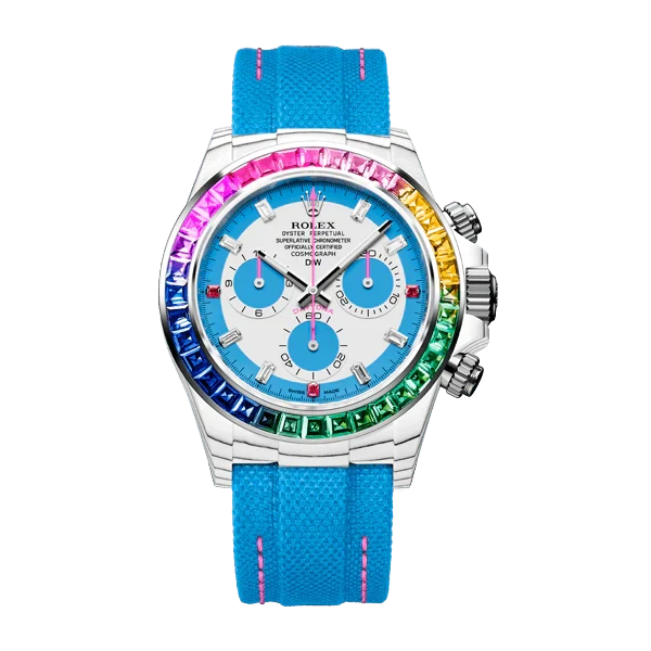 Diw Daytona quartz fiber rainbow s 40mm carbon