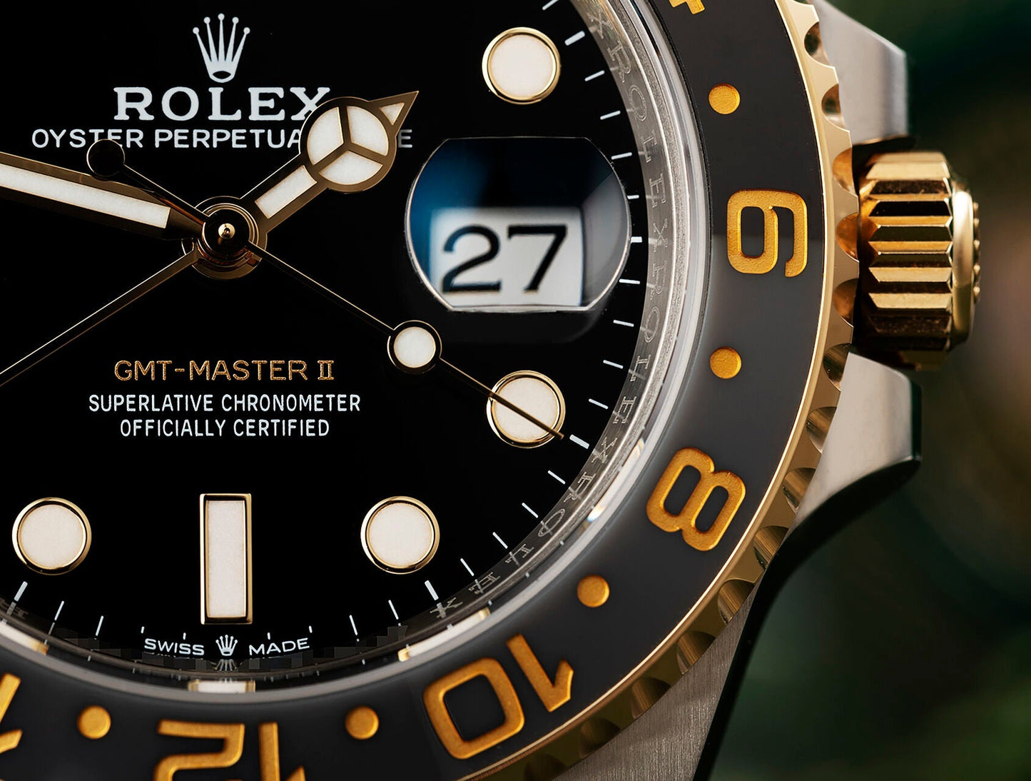 GMT-Master II M126713GRNR-0001 Oyster, 40 mm, Oystersteel and yellow gold