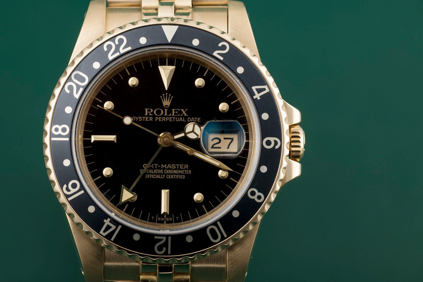 GMT-Master II M126718GRNR-0001 Oyster, 40 mm, yellow gold