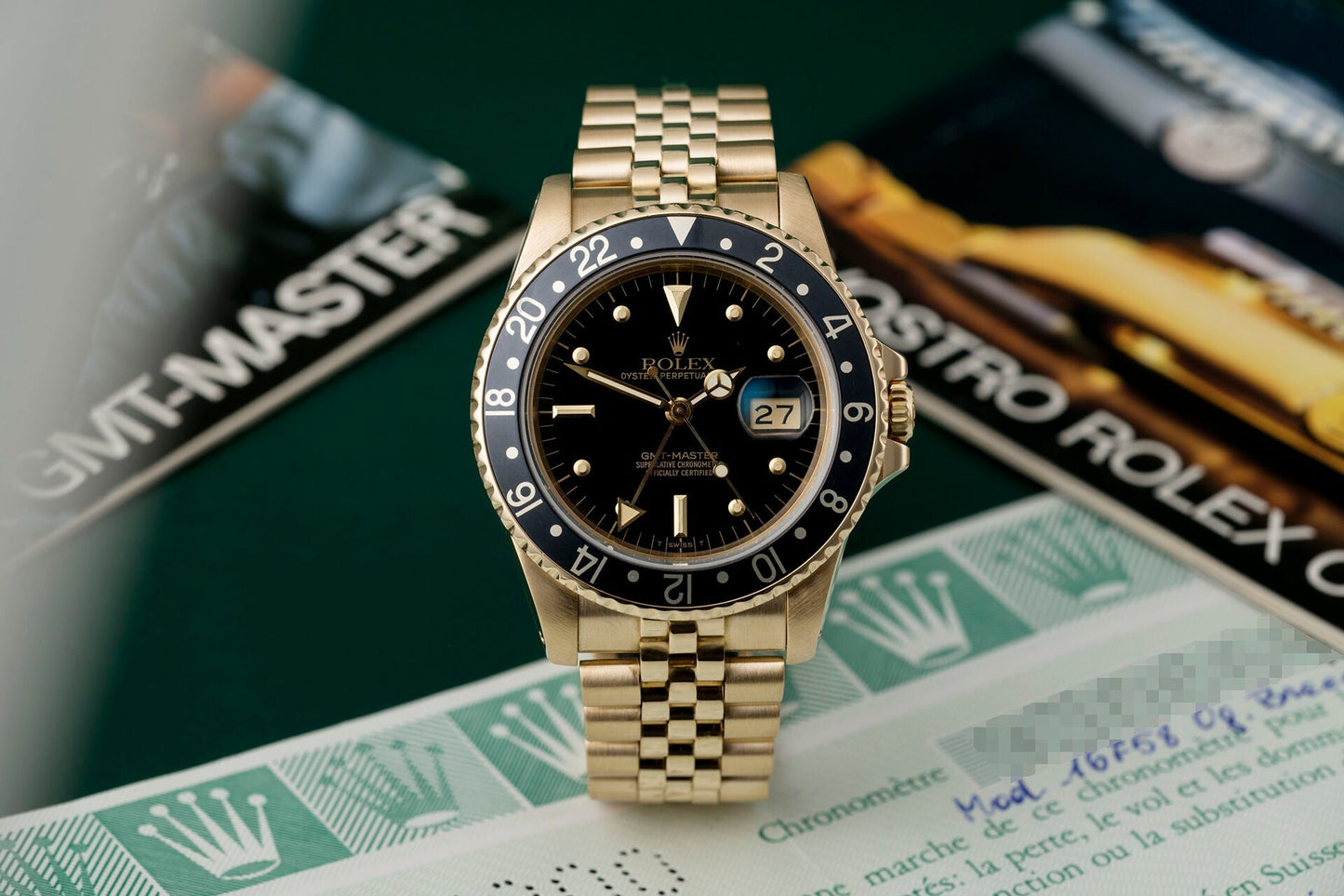 GMT-Master II M126718GRNR-0001 Oyster, 40 mm, yellow gold