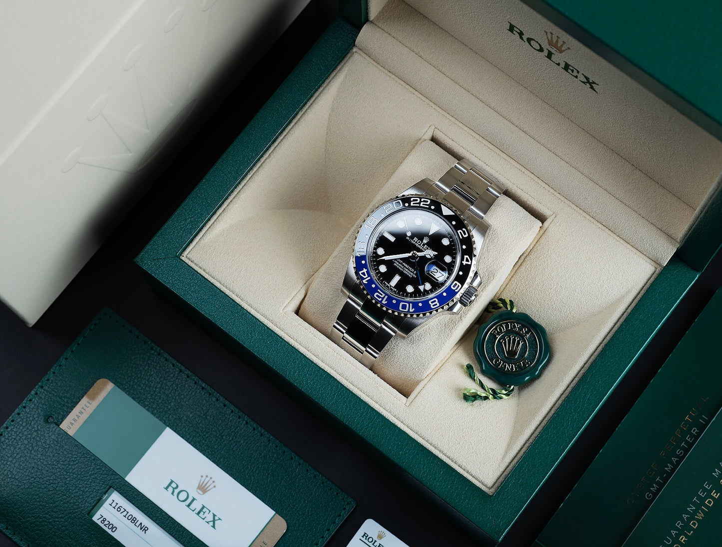 GMT-Master II Oyster 40 mm Oystersteel 126710BLNR-0003 New