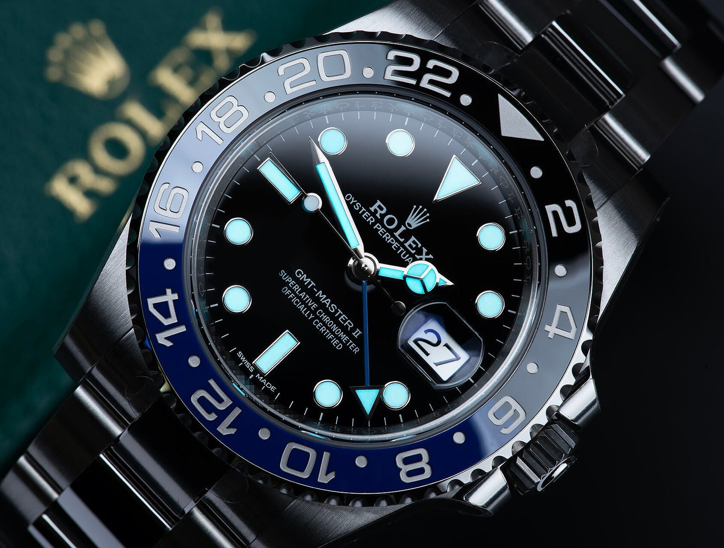 GMT-Master II Oyster 40 mm Oystersteel 126710BLNR-0003 New