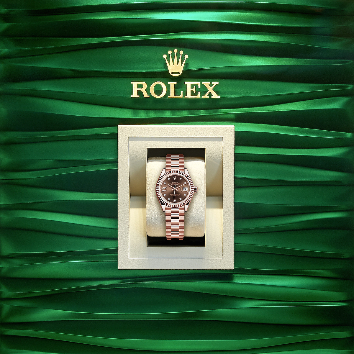 Lady-Datejust 28, 18k Everose Gold, Ref# 279175-0002
