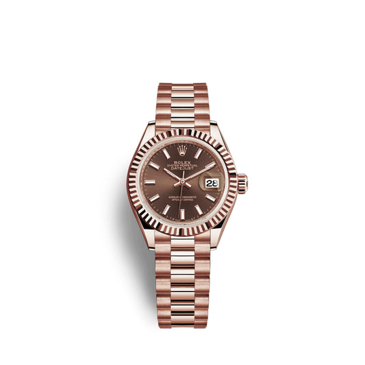 Lady-Datejust 28, 18k Everose Gold, Ref# 279175-0007
