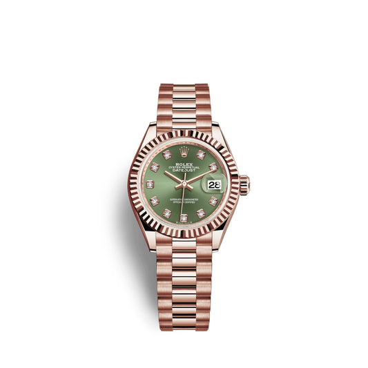Lady-Datejust 28, 18k Everose Gold, Ref# 279175-0009