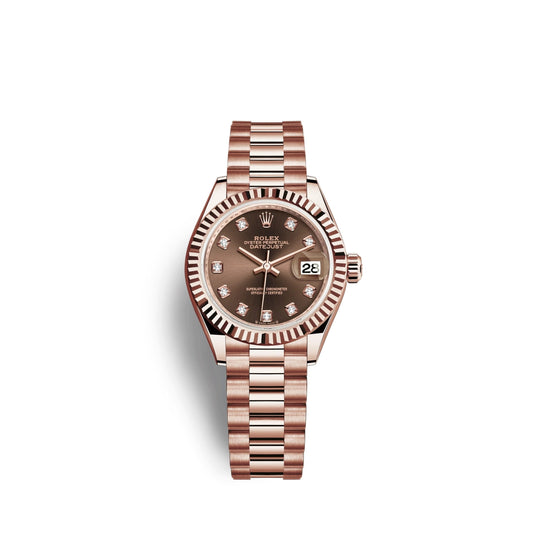 Lady-Datejust 28, 18k Everose Gold, Ref# 279175-0016