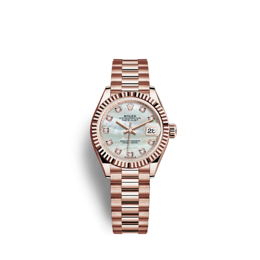 Lady-Datejust 28, 18k Everose Gold, Ref# 279175-0017