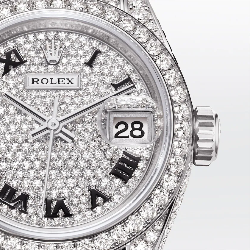 Lady-Datejust 28, 18k White Gold, Ref# 279459RBR-0001