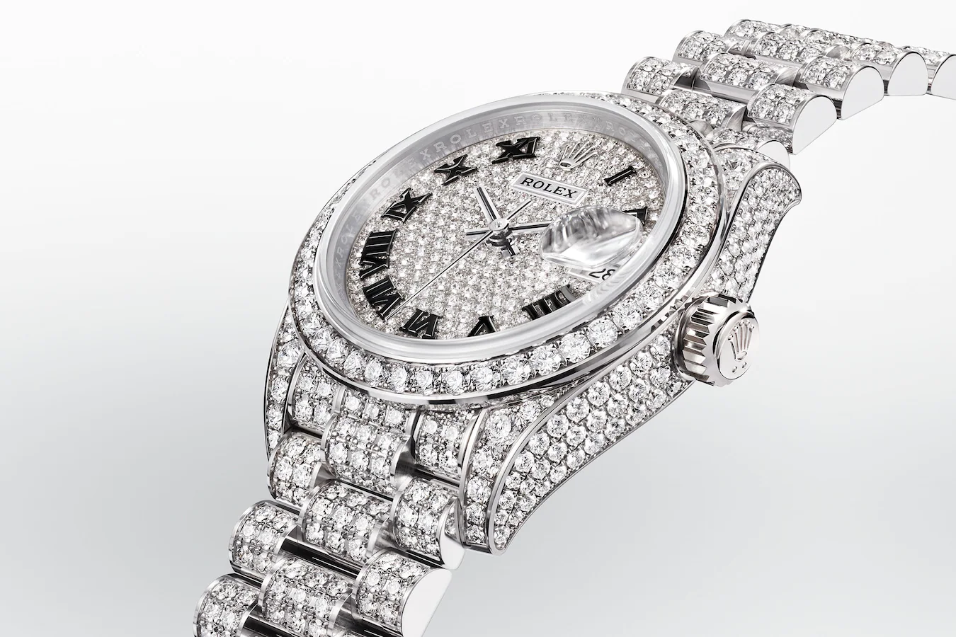 Lady-Datejust 28, 18k White Gold, Ref# 279459RBR-0001