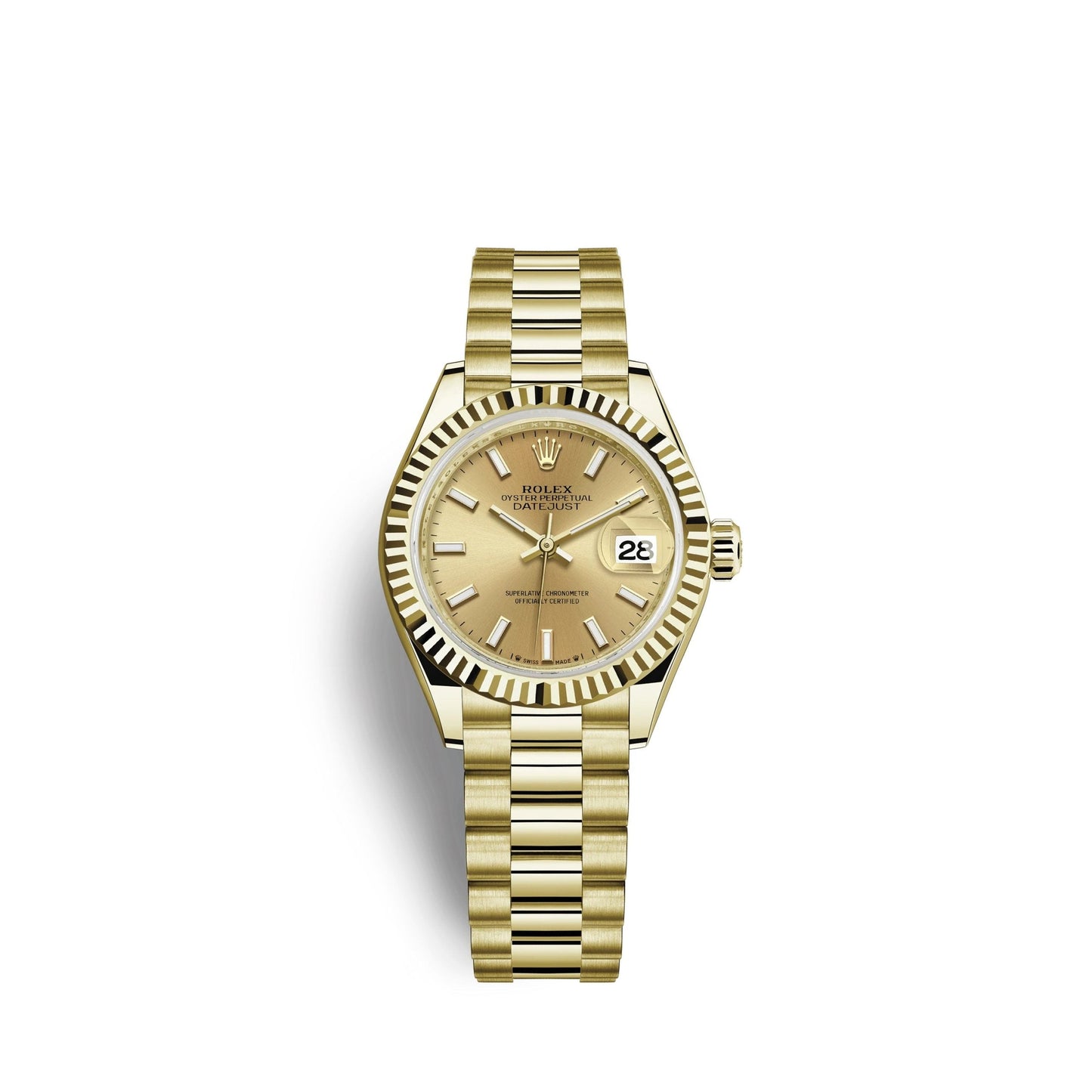 Lady-Datejust 28, 18k Yellow Gold, Ref# 279178-0001