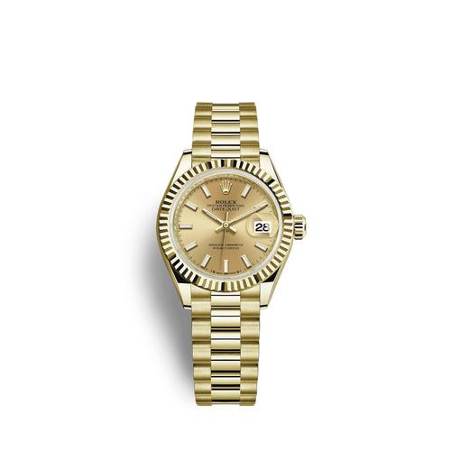 Lady-Datejust 28, 18k Yellow Gold, Ref# 279178-0001