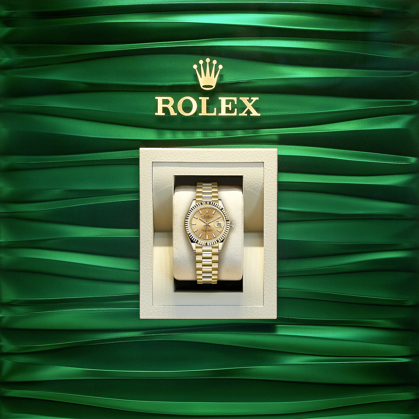 Lady-Datejust 28, 18k Yellow Gold, Ref# 279178-0001