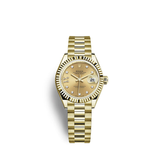 Lady-Datejust 28, 18k Yellow Gold, Ref# 279178-0013