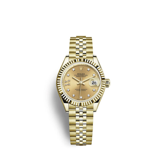 Lady-Datejust 28, 18k Yellow Gold, Ref# 279178-0014