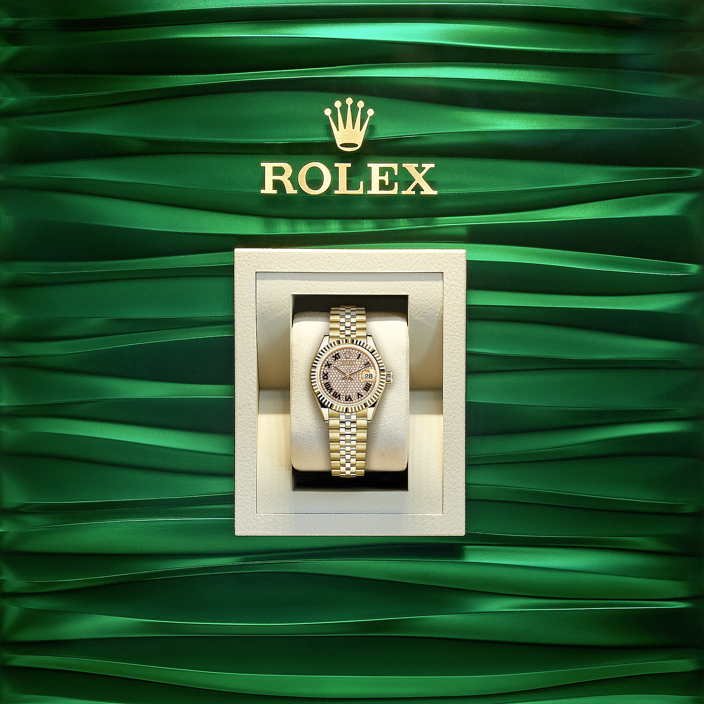 Lady-Datejust 28, 18k Yellow Gold, Ref# 279178-0032