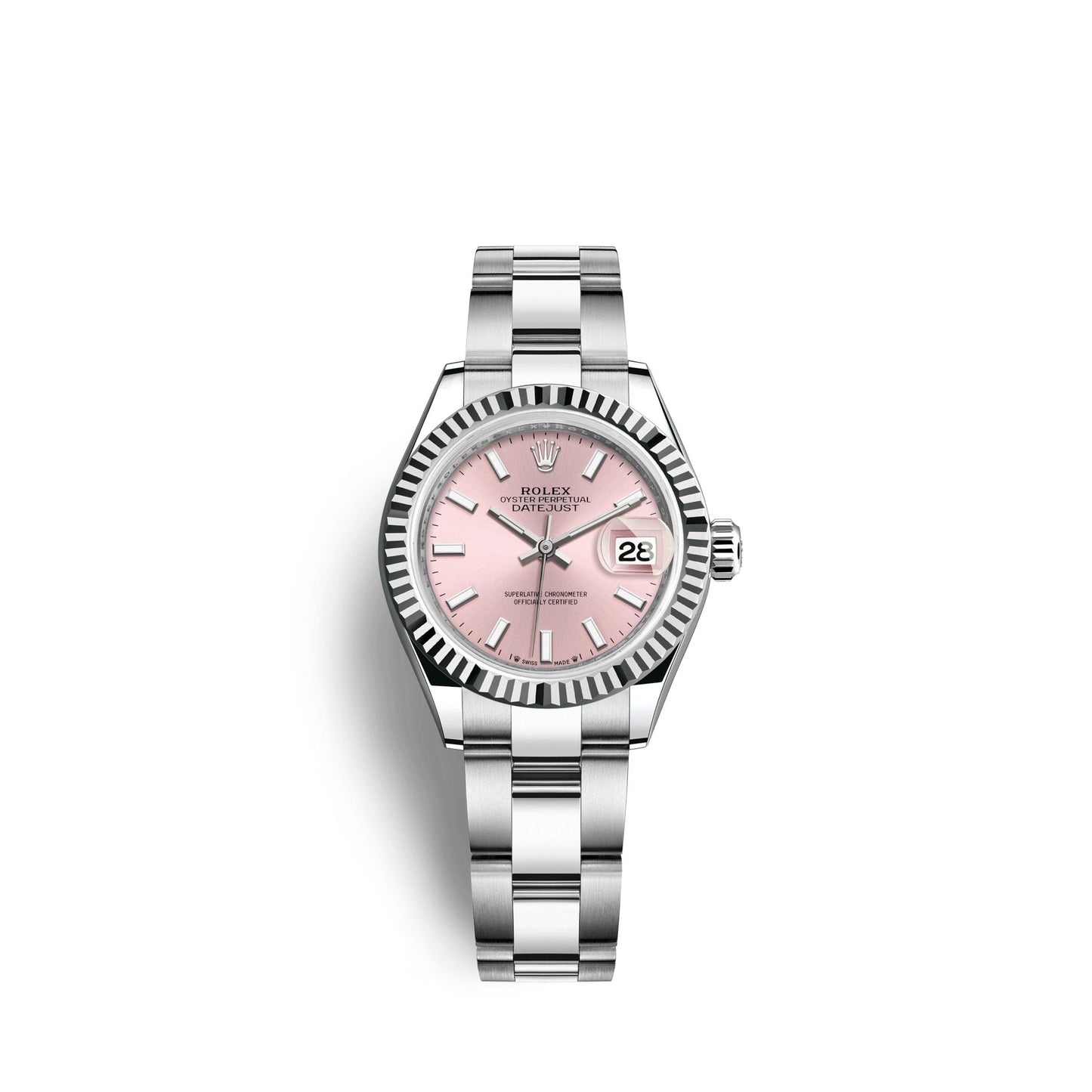 Lady-Datejust 28, Oystersteel and 18k White Gold, Ref# 279174-0002