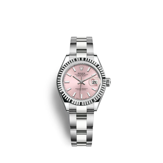 Lady-Datejust 28, Oystersteel and 18k White Gold, Ref# 279174-0002