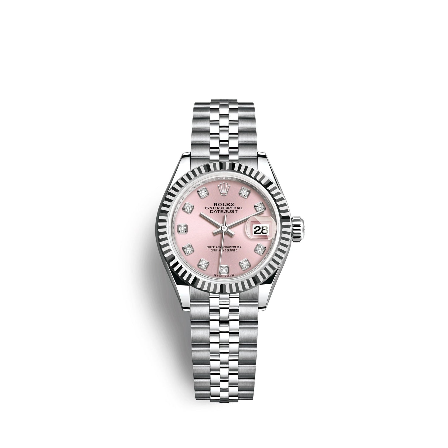 Lady-Datejust 28, Oystersteel and 18k White Gold, Ref# 279174-0003
