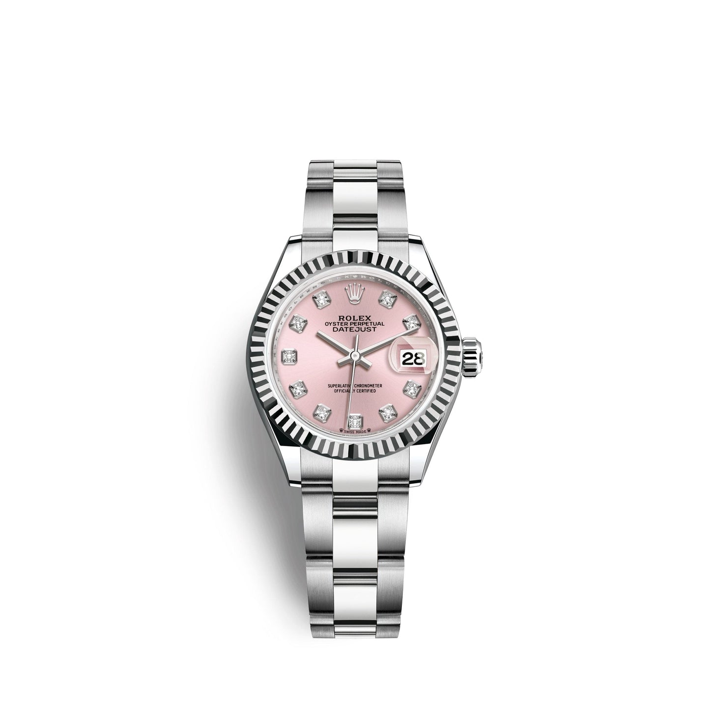 Lady-Datejust 28, Oystersteel and 18k White Gold, Ref# 279174-0004